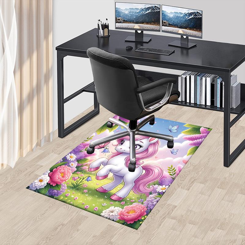 1PC Unicorn Fantasy Extra Large Non-Slip Floor carpet, Office, family, bedroom, Studio - Large Area RugJ0365