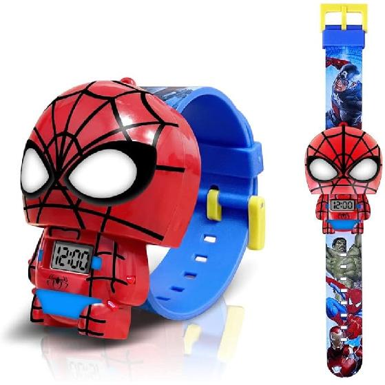 Superhero Kids Watch, Kids Digital Watch for Boys Girls, Easy Read Cute Cartoon Wrist Watches Toy, Gift for Holiday, Birthday, Christmas