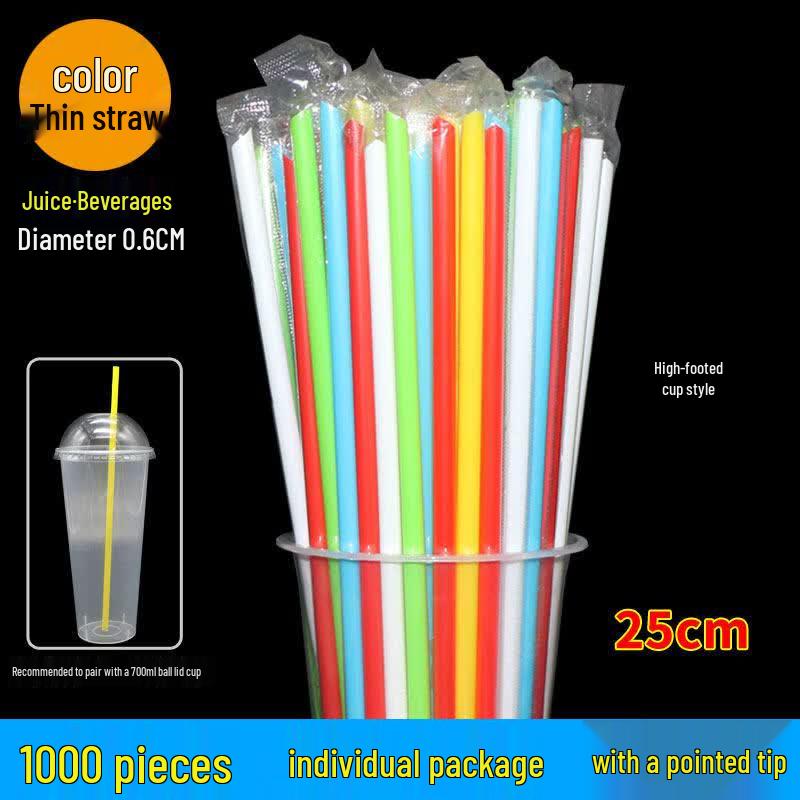 Ruhan High-Temperature Disposable Colorful Straws
