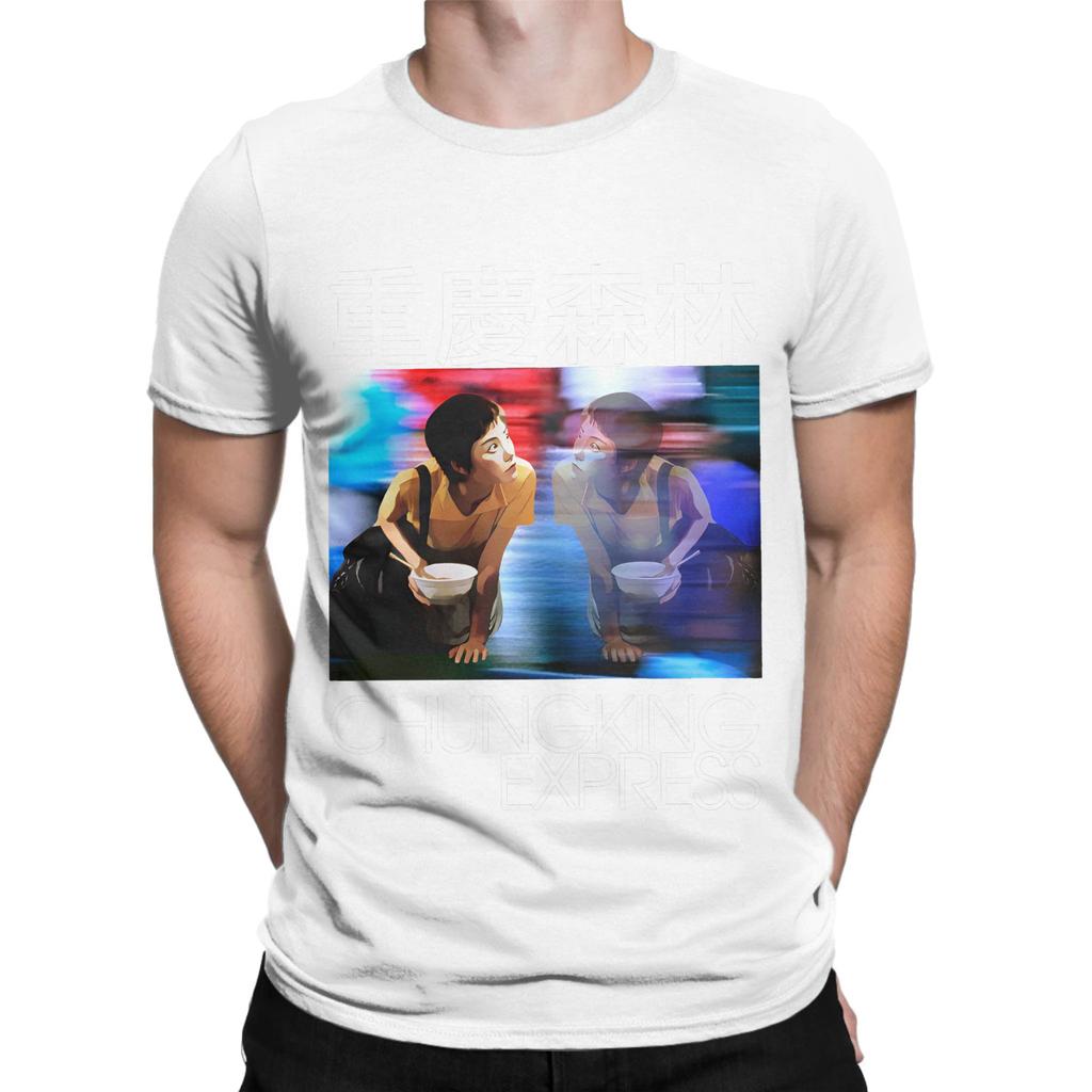 Wong Kar Wai Movie Tshirt Unisex Cool Pure Cotton Tee Shirt O Neck Short Sleeve T Shirts Summer Clothes