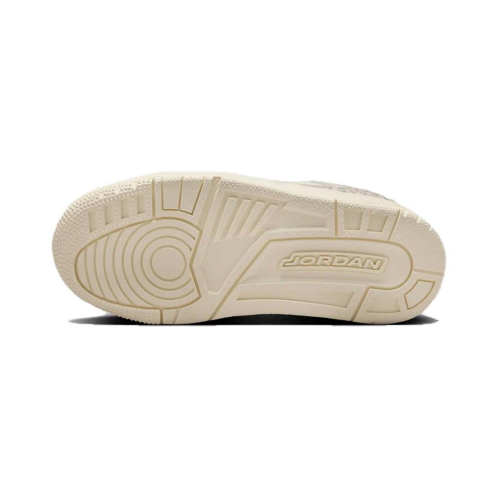 Air Jordan Spizike Low PS Coconut Milk Kids Sneakers Cream Sail University-Red FQ3951-100