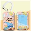 Crayon Shin-chan Cartoon Student Lanyard ID Badge Holder for Campus Use