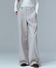 MALOUPE 2166 Heavy Brushed Wide Pants (Beige)