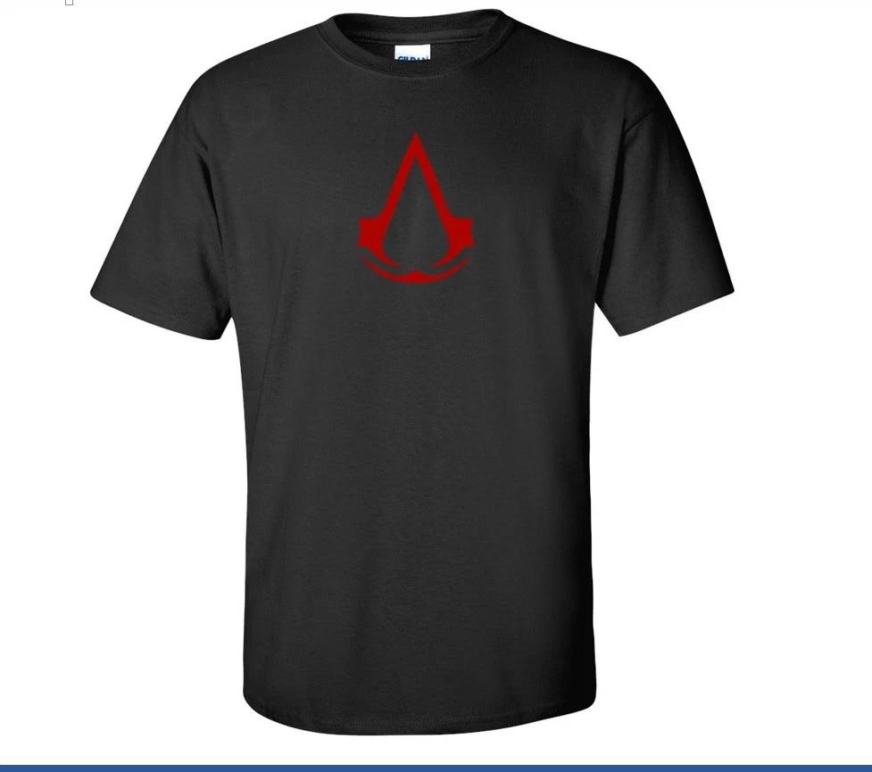 

Assasin s Creed Ezio Clan Shirt Logo Men s Black Red Cotton T-Shirt S - 5XL S