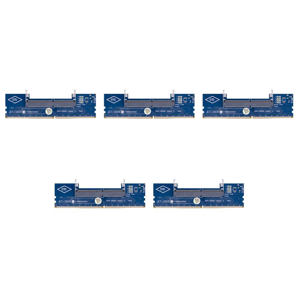 5-1PCS DDR3 DDR4 Laptop To Desktop Memory Adapter Card SO-DIMM To PC DIMM Card Connector Card Memory Stick RAM Connector Adapter