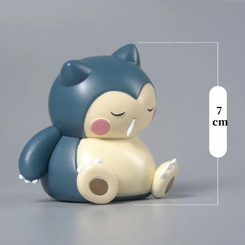 Pokemon Adorable Psyduck Snorlax Gonbe Sleeping Ver. Adorable Action Figure Playthings 6-7cm great for daily use