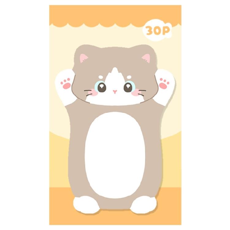 Cartoon Shape Design Stick Note Selves Stick Write Pad Reusable for School Office Journaling Multipurpose Paper Notepads