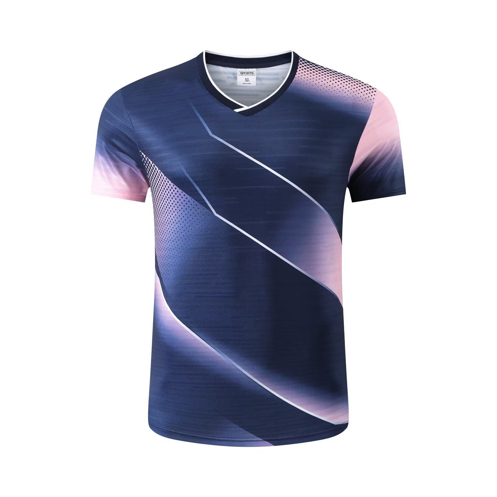 Unisex Quick-Dry Sports and Training Uniforms for Badminton, Table Tennis, and Volleyball Men M