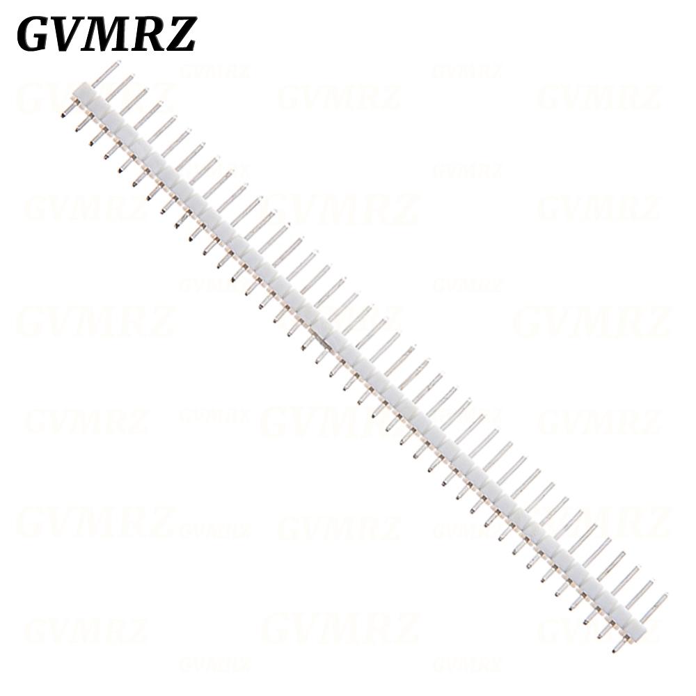 10PCS 1X40Pin Breakable Pin Header 2.54mm Single Row Male Header Connector PCB Pin Strip for Arduino Yellow Red White Black