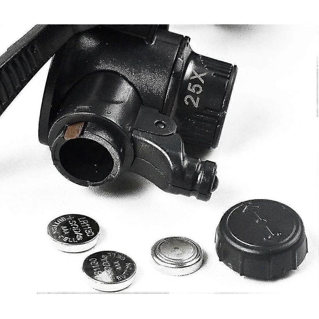 10x 15x 20x 25x Magnification, Adjustable Led Light Loupe For Jewelers