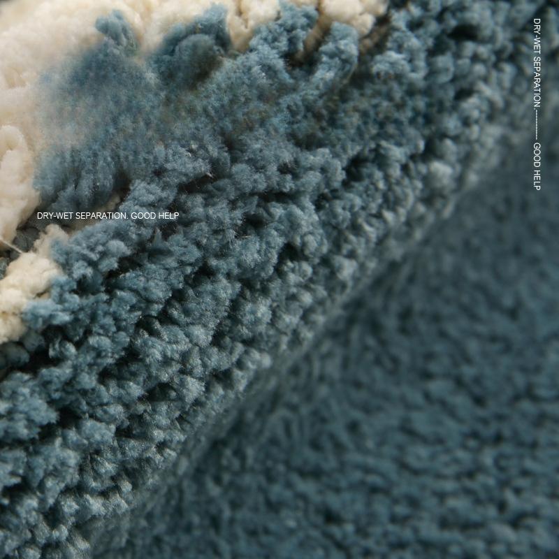 Print Sponge Bathroom Cashmere Thickening Mat Bath Non-slip Carpets In Wash Basin Bathtub  Floor Rug Shower Room Doormat Memory Foam 3D Pad