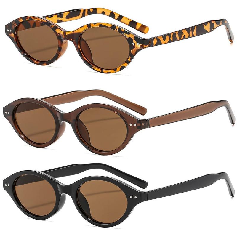 Brand Design Ultralight Oval Sunglasses for Women Tortoise Shell Sun Glasses Outdoor UV Protection Shades Female