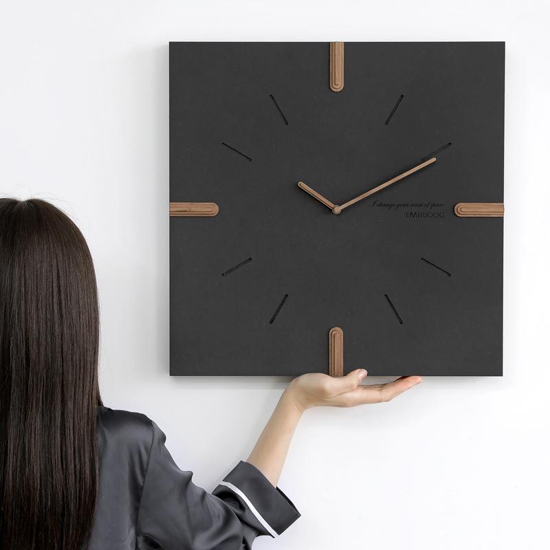 Modern Wall Clock Living Room Wall Watch Minimalist Bedroom Round Silence Clock Nordic Entrance Hall Decoration Accessories