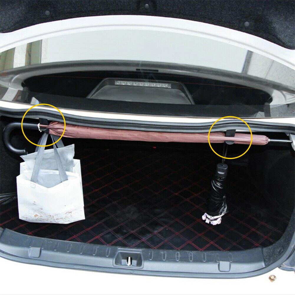 Handtuch Auto Kofferraum Haken Regenschirm 2er Set Schwarz Kleidung