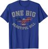 One Big Beautiful Bill Eagle USA Flag Political Unisex T-Shirt