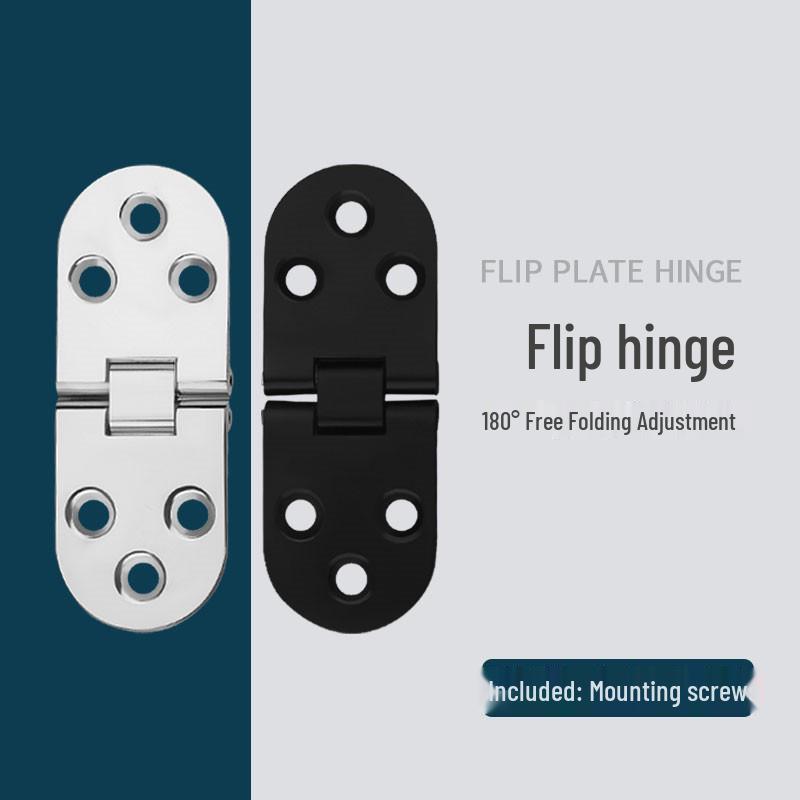 Zinc Alloy 180° Invisible Folding Table Hinge for Flip-Top Dining Tables