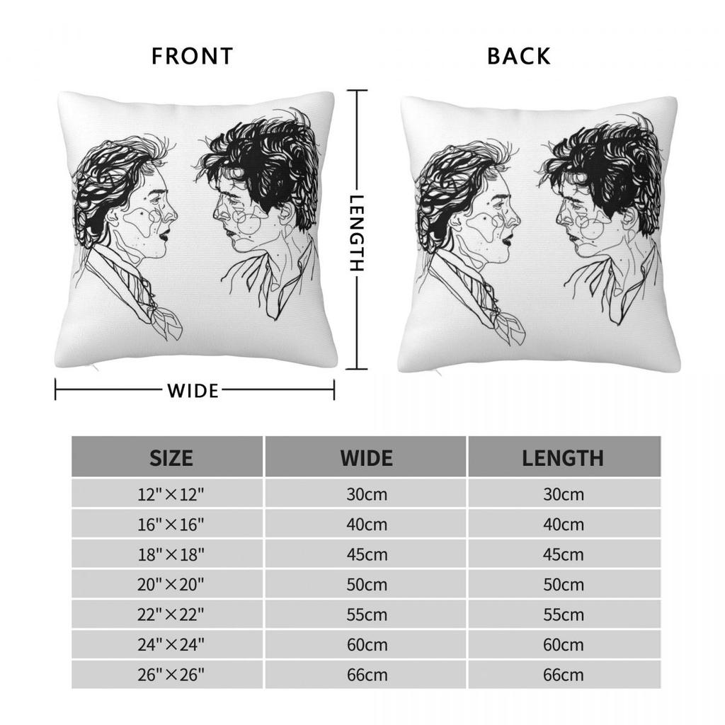 Jo Laurie Little Women quadratischer Kissenbezug Polyester Leinen Samt Kreativer Reißverschluss Dekor Kissenbezug für Sofakissen Zimmerkissenbezug 45X45