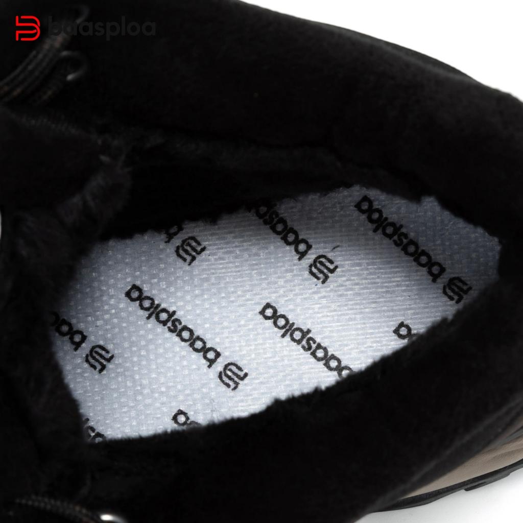 Baasploa Men's Autumn/Winter Outdoor Mountaineering Shoes and Boots Anti slip, Warm and Comfortable, Autumn/Winter Men's Shoes Promotion