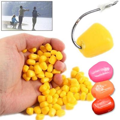 MUQZI Sports Accessory 50Pcs Pond River Ocean Fishing Tackle Artificial Corn Shape Baits Fish Lures