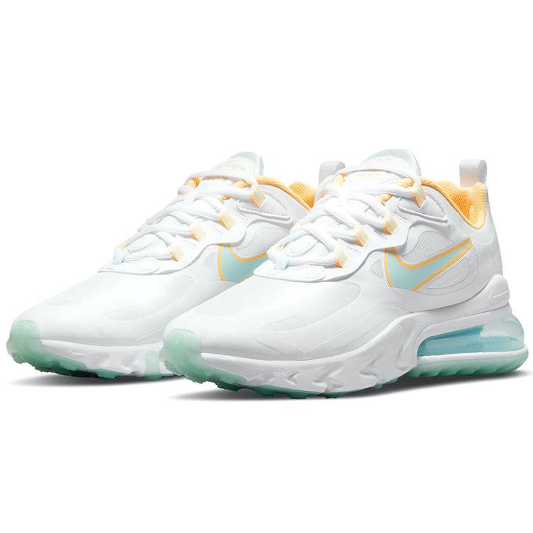 Nike Air Max 270 React Light Dew Lagoon Pulse Women Sneakers White Melon-Tint DJ3027-100