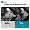 Real Soft Carbon Fiber Sticker For Mazda 3 Axela 2019-2025/CX-30 2020-2025/CX-50 2022-2025 Car Center Control Knob Decor