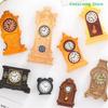 1/8Pcs Miniature Wall Clock European Vintage Clock Desktop Decoration Furniture Model Decor