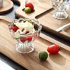European Style High-Value Glass Dessert Cup for Ice Cream, Yogurt, Fruit Salad, Milkshake & Cold Drinks