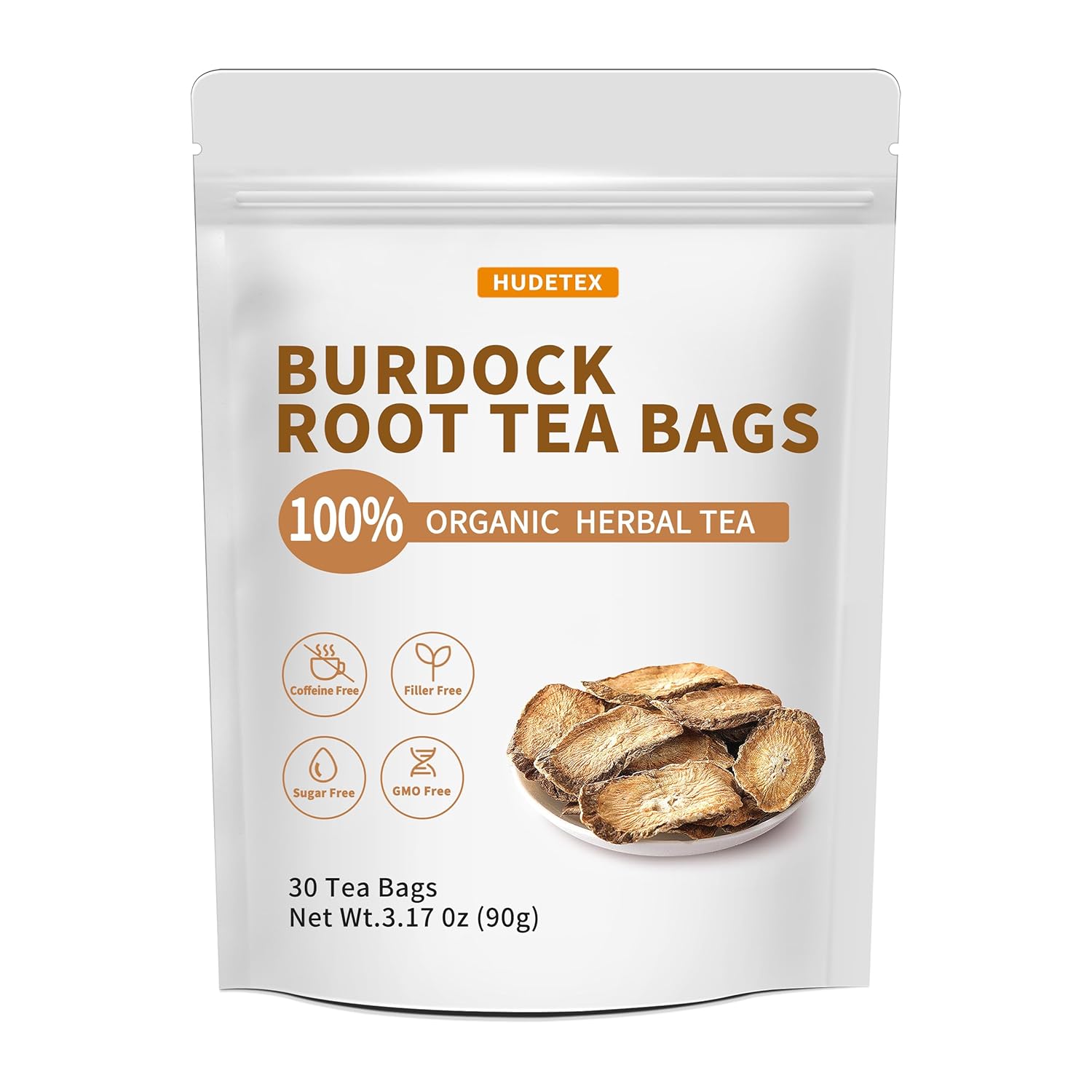 

Burdock Root Tea Bags,30 Tea Bags.100% Natural Burdock Tea,No Additives,Caffeine Free. 40 Tea Bags