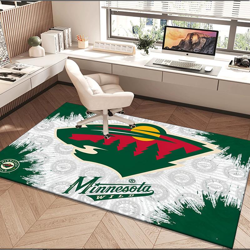 Minnesota Area Rug Suitable for Indoor And Outdoor,Carpets for Playroom, Homes, Offices, Living Rooms,Home Decor,Christmas Fan Gift