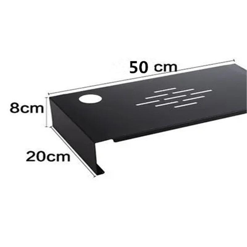 Metal Monitor Stand & Storage Shelf for Desktop and Laptop