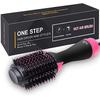 Hot Comb One Step Volumizer Hair Dryer Hair Straightener And Curler Salon Styling Hot Air Brush Tangle Negative Ions Hair Blower