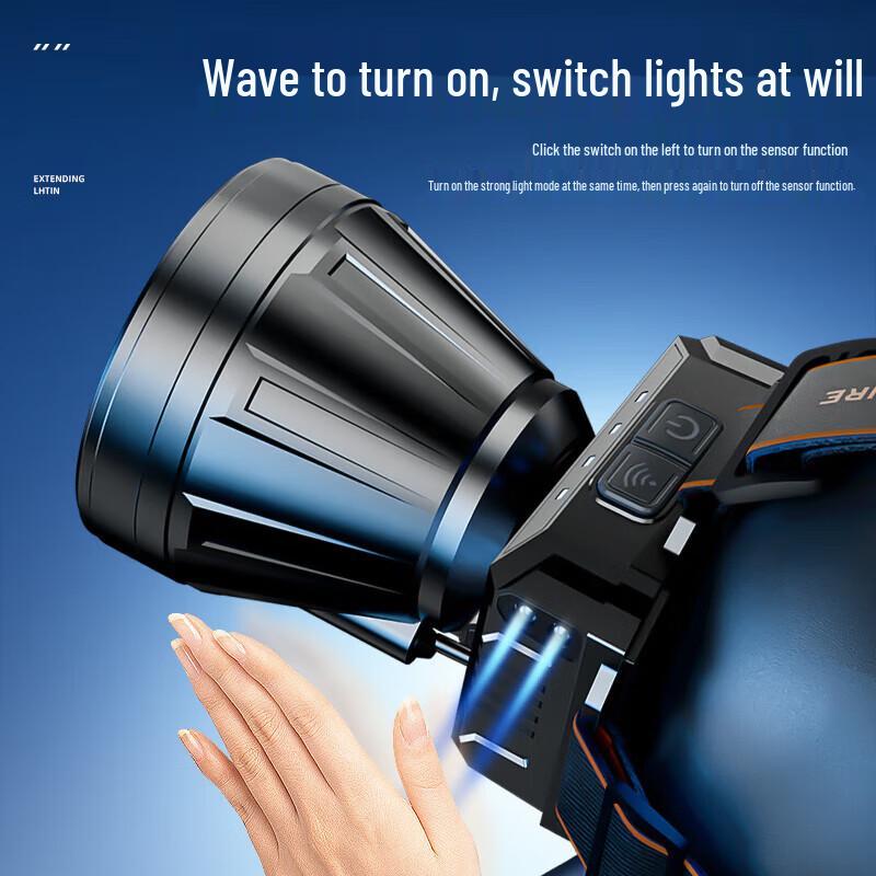 Shenhuo Ultra-Helle Induktions-Stirnlampe