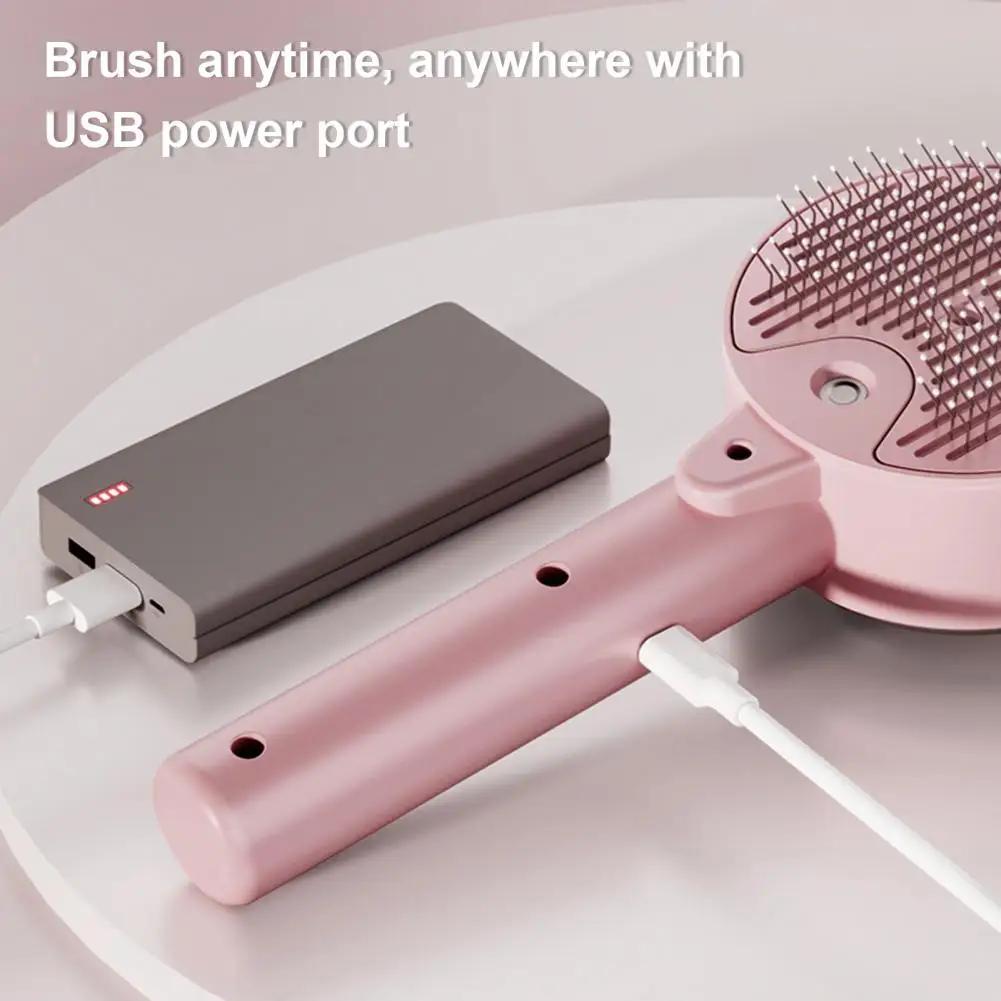 Cat Spray Brush for Shedding Pet Dog Cat Brush with Steam Self Cleaning Dog Steamy Brush Pet Hair Removal Grooming Steam Comb