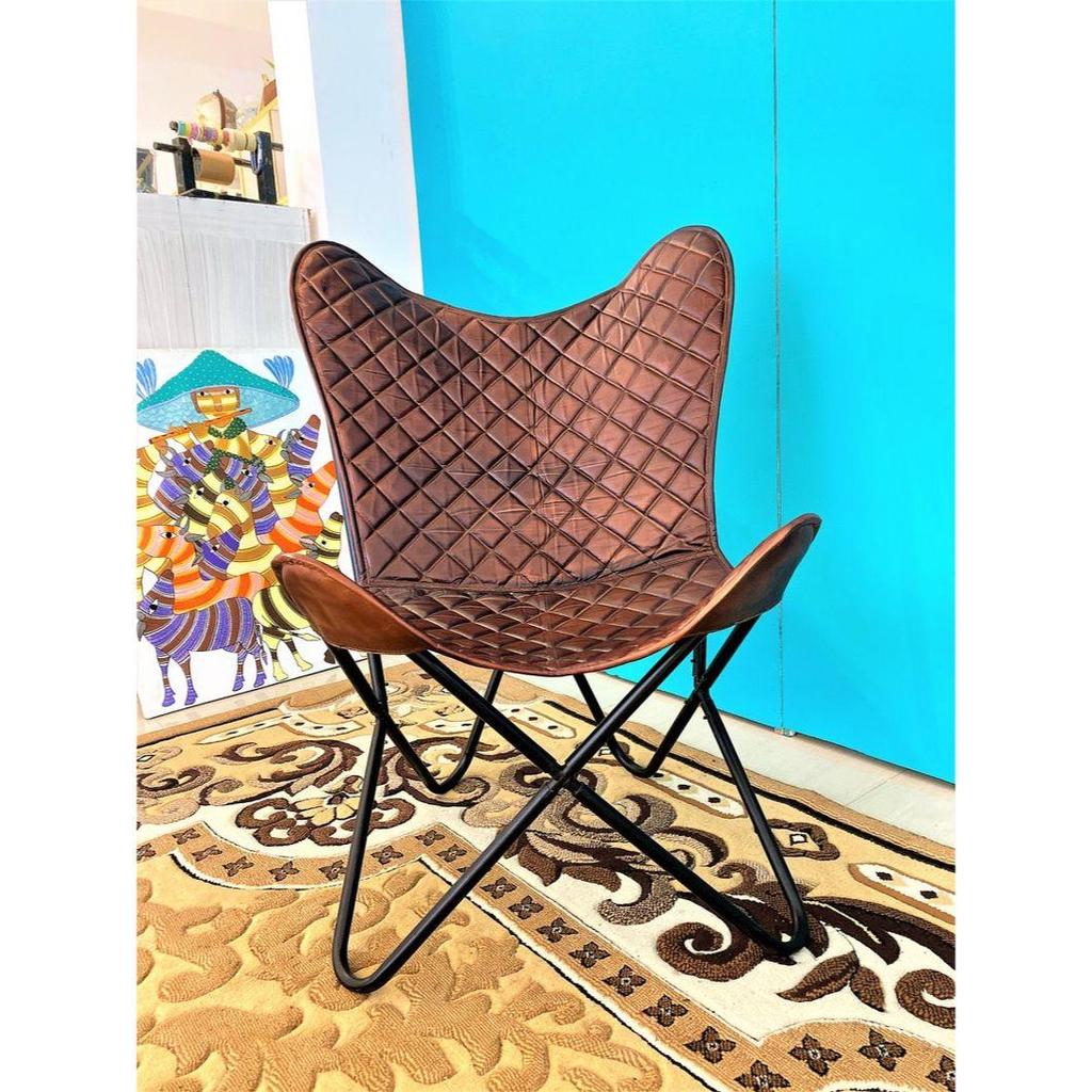 leather Butterfly Chair, Leather BKF, living room luxury chair, Relaxing Chair, ascent chair, retirement gift idea, groomsmen gift idea