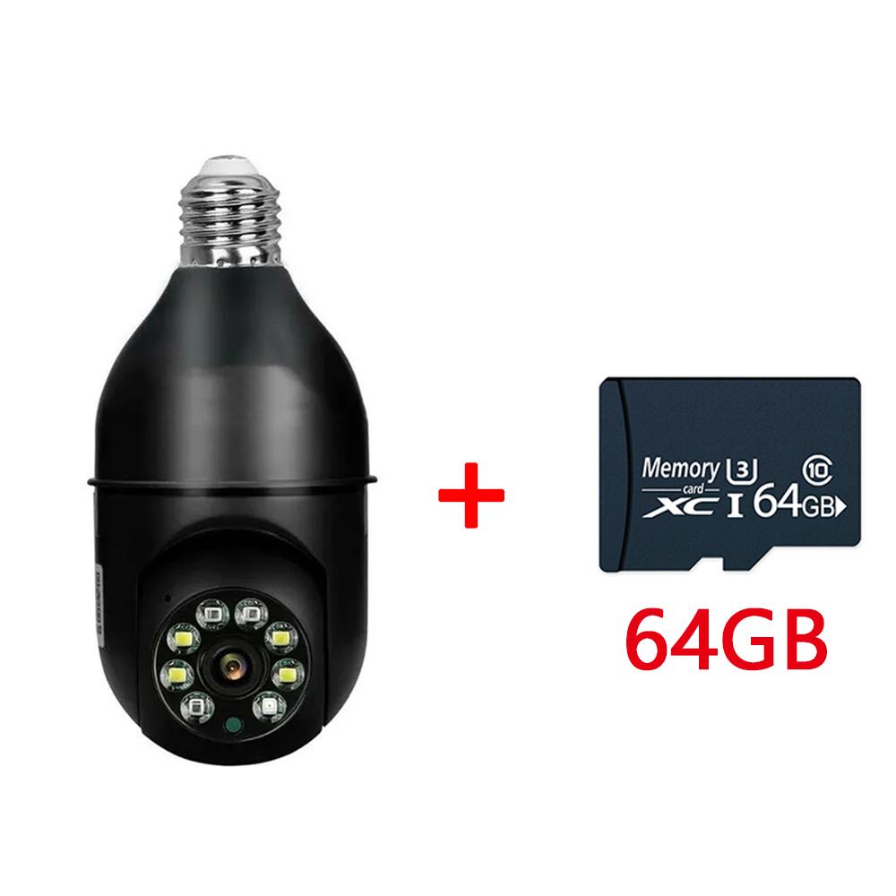 New HD 1080P E27 Bulb WIFI Smart Camera Night Vision Two Way Audio Monitor Human Tracking for Home Outdoor Security Protection