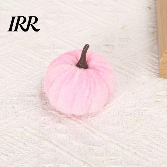 Velvet Pumpkin Decor 20 PCS Decorative Ornaments, Multi-Color Artificial Fall Harvest Table Centerpieces for Mantel Shelf, Farmhouse Centerpiece