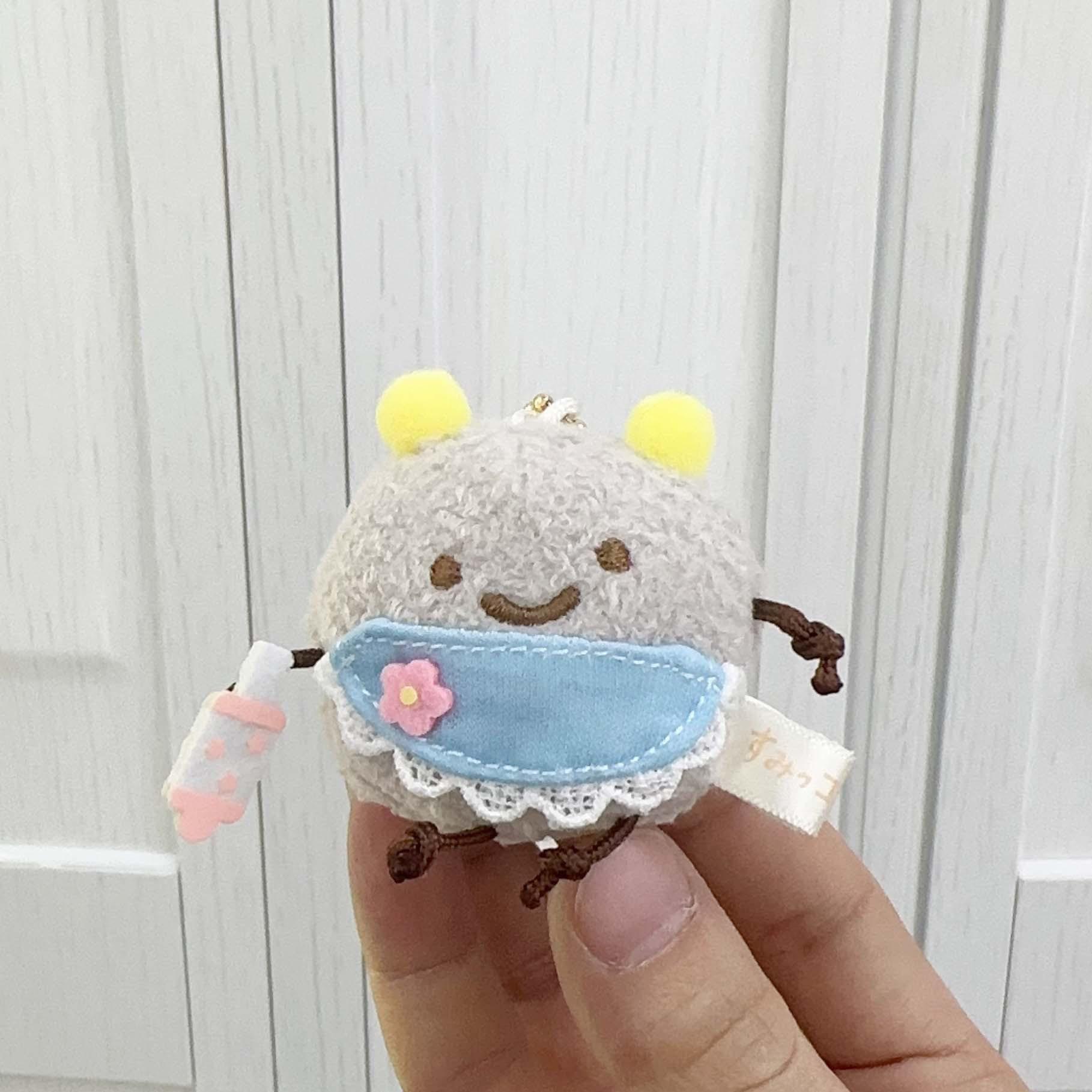 Kawaii Sumikko Gurashi plush toys Keychains Outfit change Amusement Park Series Cartoon SumikkoGurashi Bag Ornaments Pendant