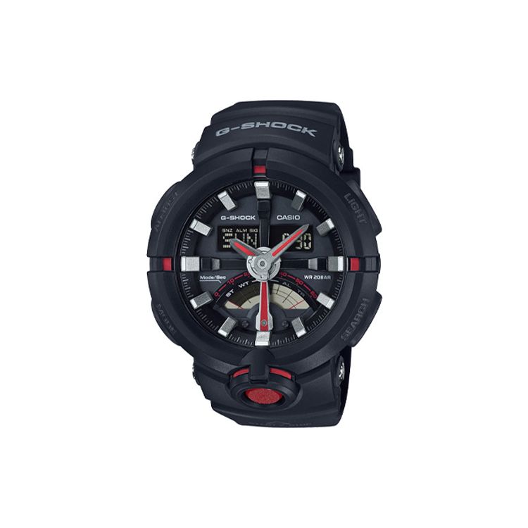 Casio G-Shock Youth Series Waterproof Fashion Trend Watch Quartz Movement Resin Strap Men Watches Black GA-500-1A4