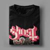 Ghost Band Valentines Day Flower Heart Skull T Shirt Summer Cotton TShirts For Man Hipster Tee Shirt ShortSleeve Vintage Tees