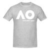 Australian Open Ao Slightly Wide Tshirt Niche Casual Neat Stitching Short Sleeve