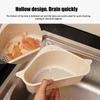 Kitchen Sink Triangle Drain Basket Plastic Food Vegetables Peel Egg Filter Storage Organizer Kitchen Shelf Rack Drainer