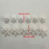 12Pcs White Snowflake Led Snowflake Wall Lights Xmas Wall Hanging Lights  Window Display