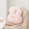 Plush Rabbit Cushion Large Soft Cartoon Backrest For Sofa And Office Comfort