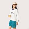 Li-Ning Comfortable Casual Versatile Long Sleeve T-Shirt Women Tops Off-White AWDV136-1