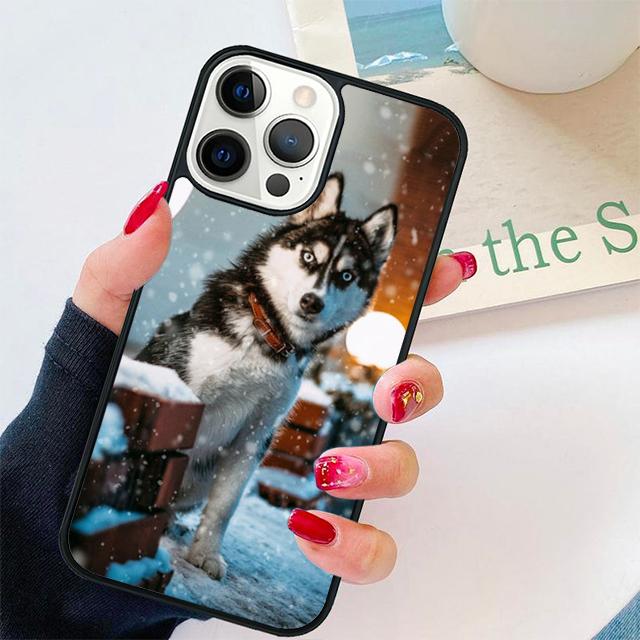 Siberian Husky Dog Coque Shell For iPhone 17 Air 15 16 14 13 12 Pro Max 11 Pro Max Plus Phone Case Cover