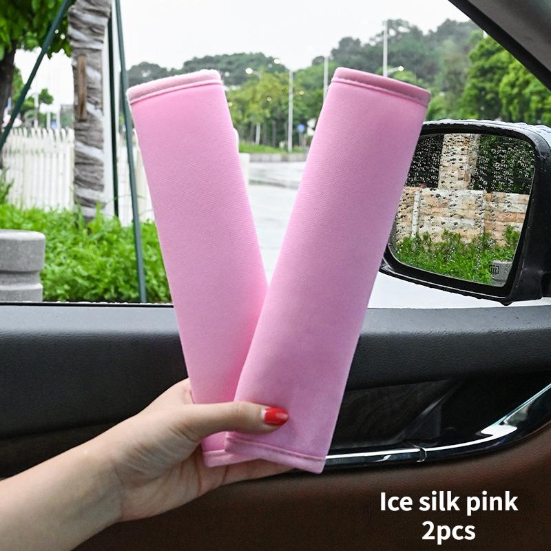 2pcs Comfortable Seat Belt Cover Shoulder Protector Soft Plush Car Shoulder Pad Seat Belt Kids Car Interior Decor Accessories