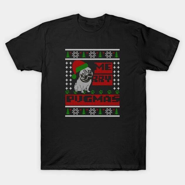 Pug Lover Ugly Christmas Sweater Made in Australia T-Shirt S