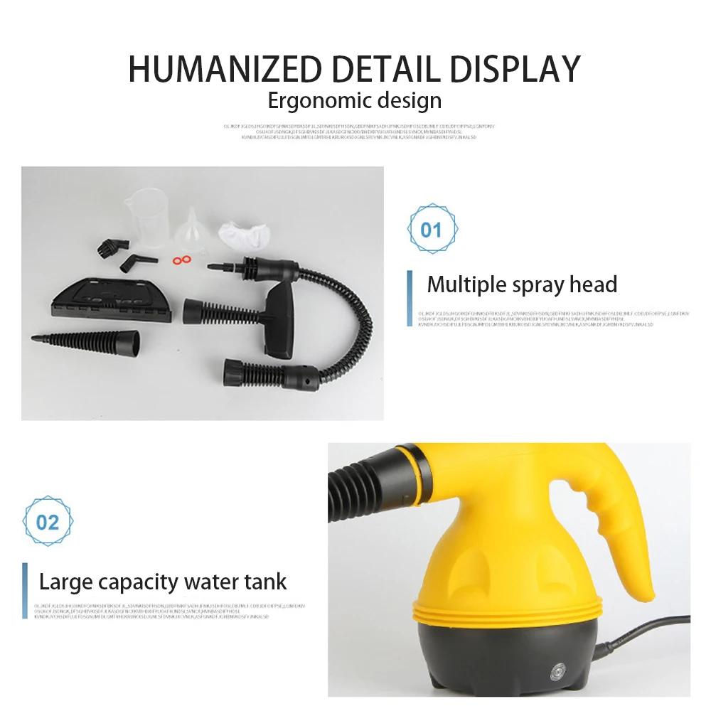 Hand held high temperature steam cleaner for car and home Multi functional cleaning tool Portable and powerful