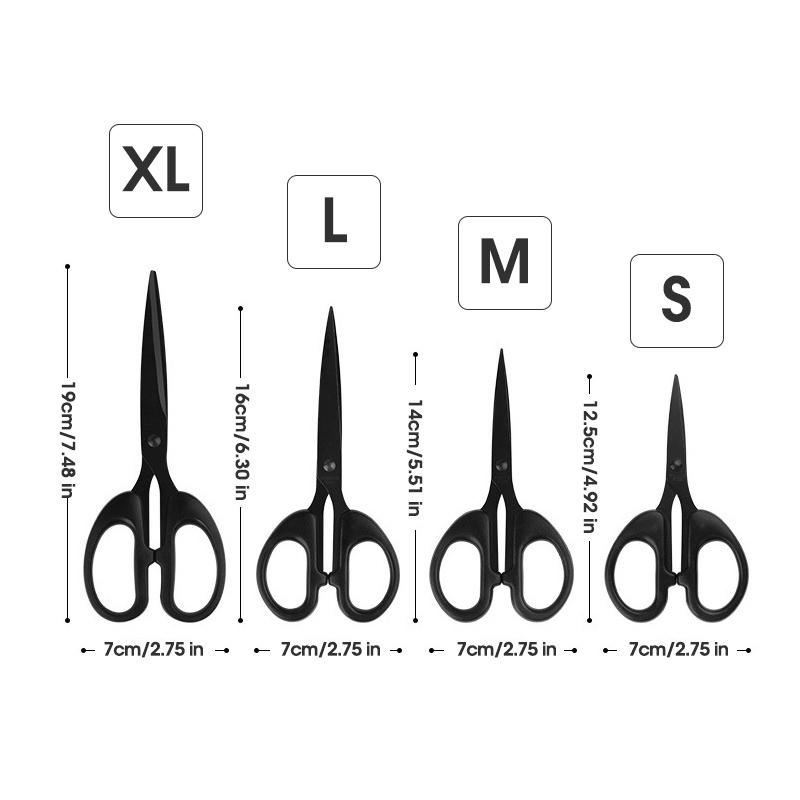1 Pcs Metal Scissors Anti-Rust Anti-Stick for DIY Handcraft Office Stationery Paper Cutting Sewing Pruning ZS-16