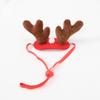 Cat Christmas Headband Dogs Party Costume Dog Headdress Dressing Up Headwear Festival Headpiece Photo Props for Puppy